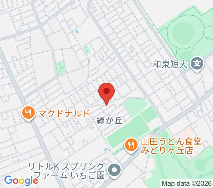 あらうみ音楽教室の地図