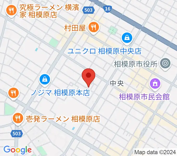 ますみ・おんがく・きょうしつの地図