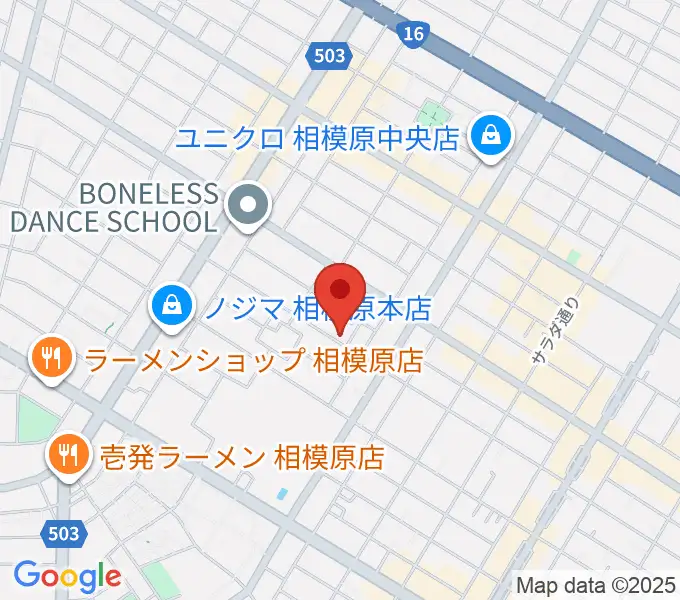ますみ・おんがく・きょうしつの地図