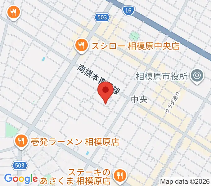 ますみ・おんがく・きょうしつの地図