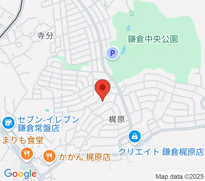 藤原音楽教室の地図