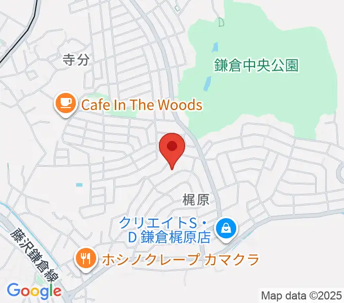藤原音楽教室の地図