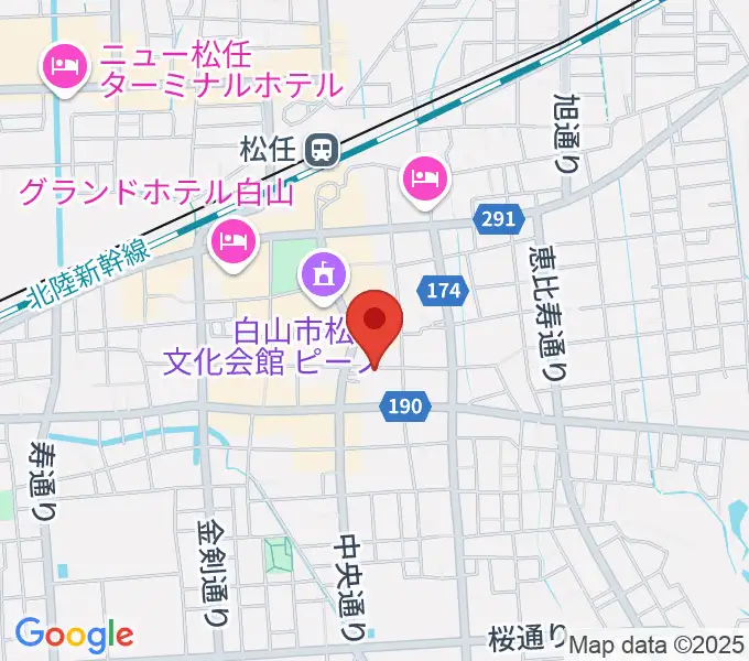 ICMFguitarstudio 森充ギター教室の地図