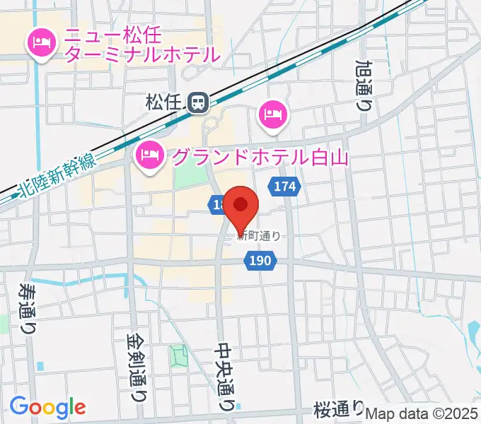 ICMFguitarstudio 森充ギター教室の地図