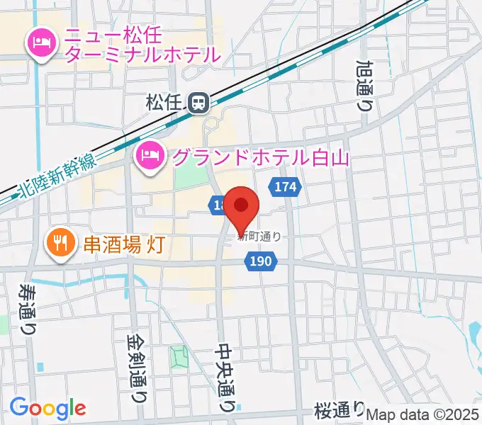 ICMFguitarstudio 森充ギター教室の地図