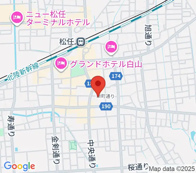 ICMFguitarstudio 森充ギター教室の地図