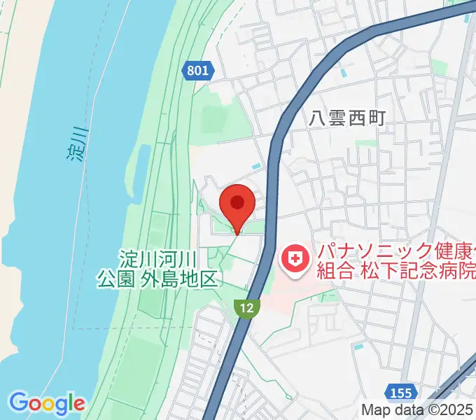 かわの音楽教室の地図