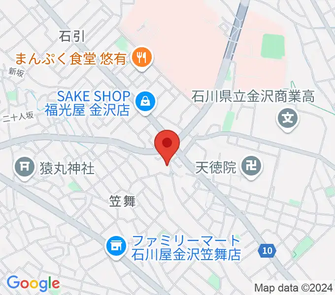 アマルナミュージックスタジオの地図