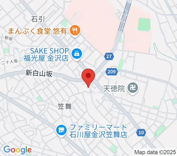 アマルナミュージックスタジオの地図