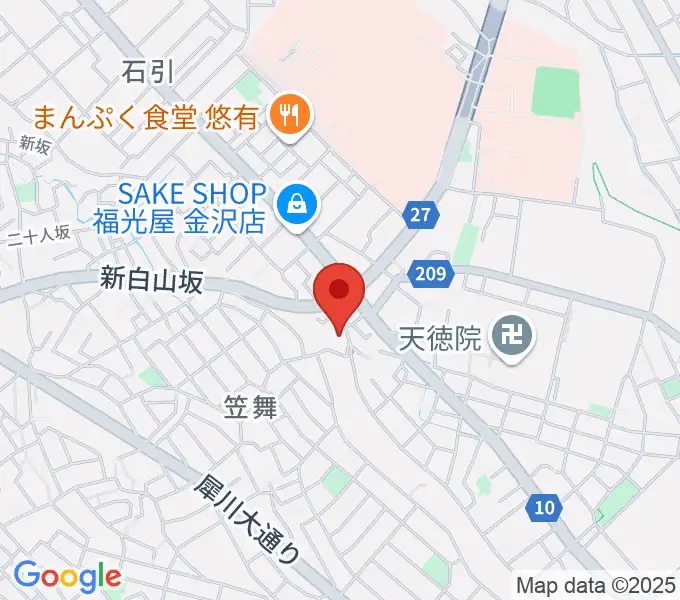 アマルナミュージックスタジオの地図