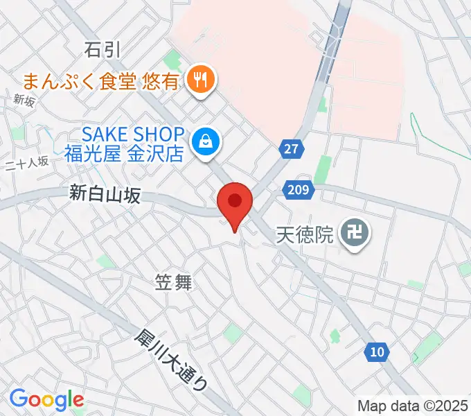 アマルナミュージックスタジオの地図