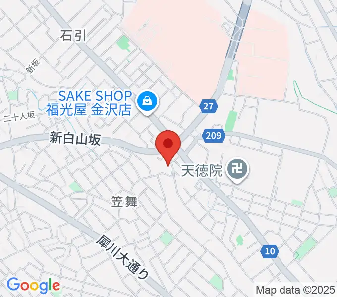 アマルナミュージックスタジオの地図