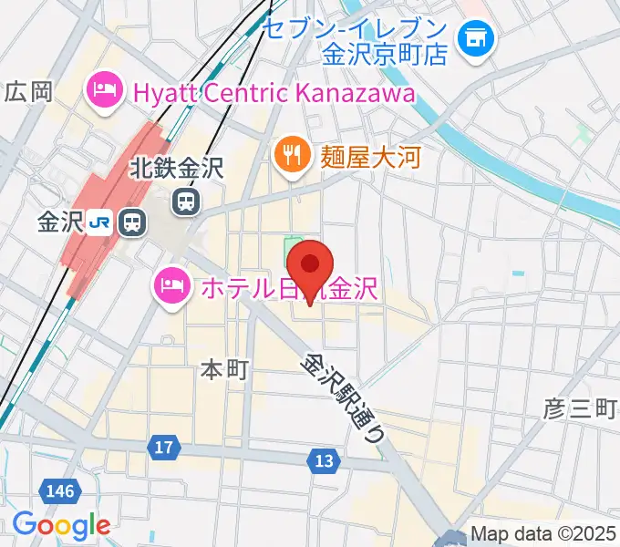 杉野清隆アコースティックギター教室の地図