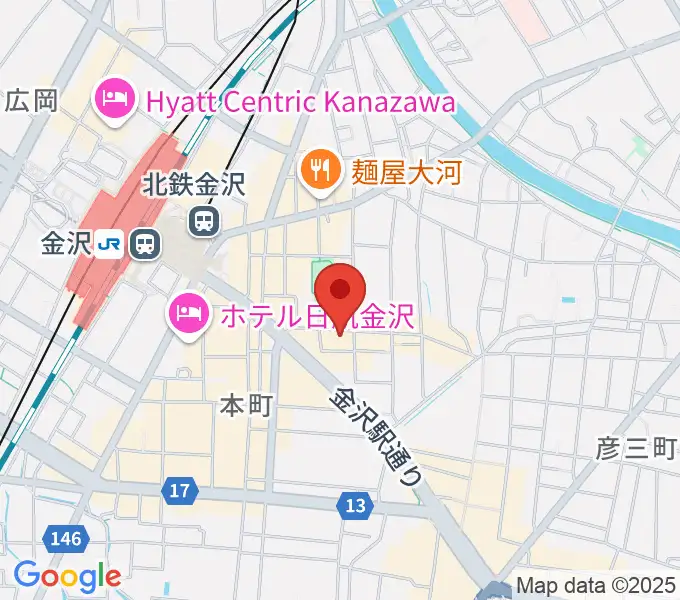 杉野清隆アコースティックギター教室の地図