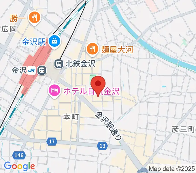 杉野清隆アコースティックギター教室の地図