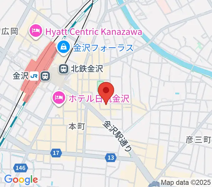 杉野清隆アコースティックギター教室の地図