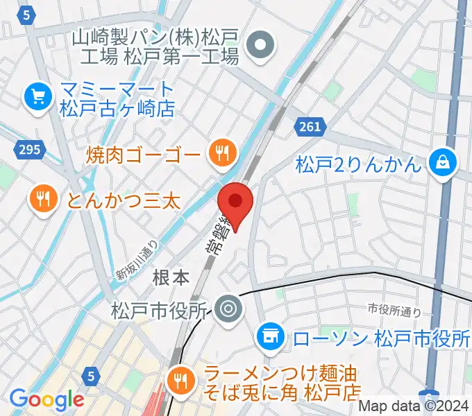 礒山久理ピアノ教室の地図