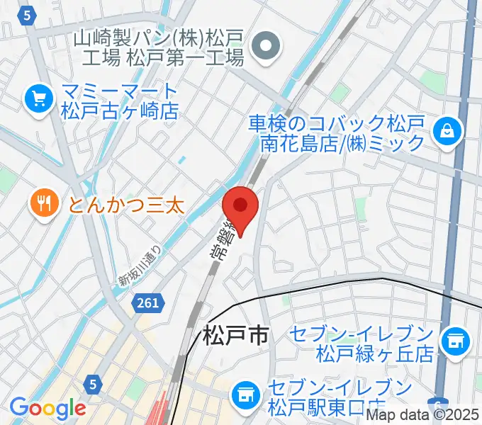 礒山久理ピアノ教室の地図