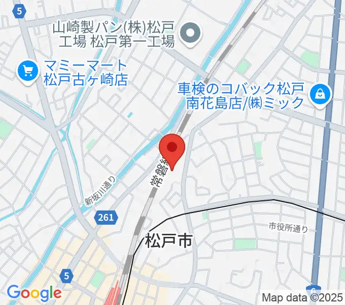 礒山久理ピアノ教室の地図