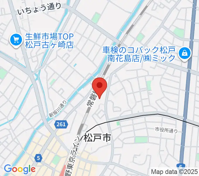 礒山久理ピアノ教室の地図
