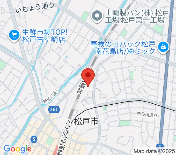 礒山久理ピアノ教室の地図