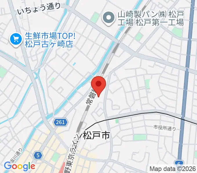 礒山久理ピアノ教室の地図