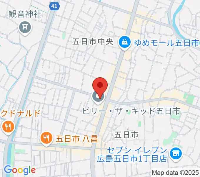 ライフワン ミュージックの地図