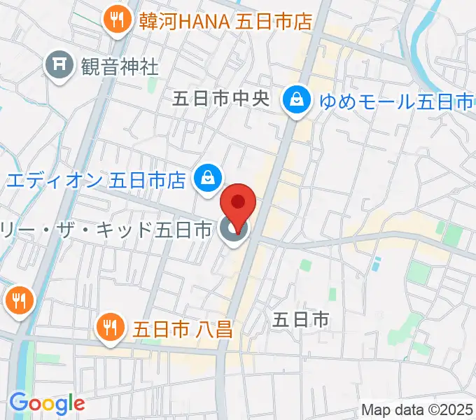 ライフワン ミュージックの地図