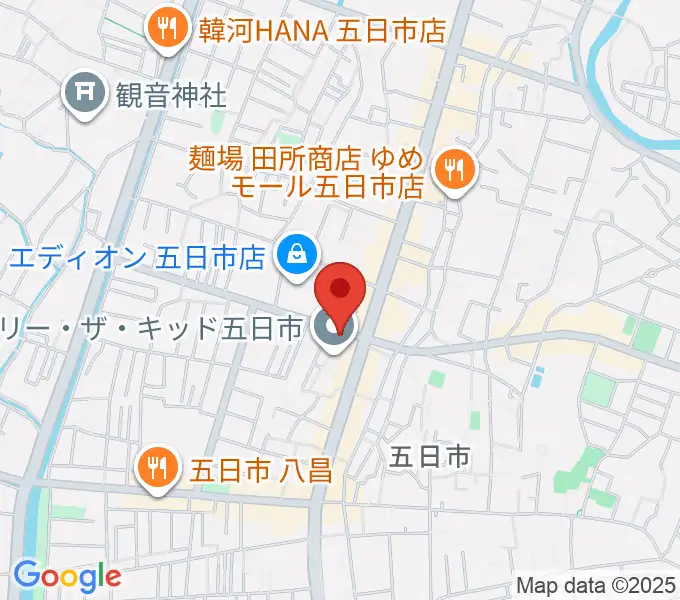 ライフワン ミュージックの地図