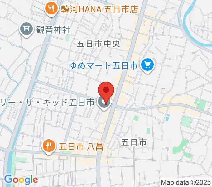 ライフワン ミュージックの地図