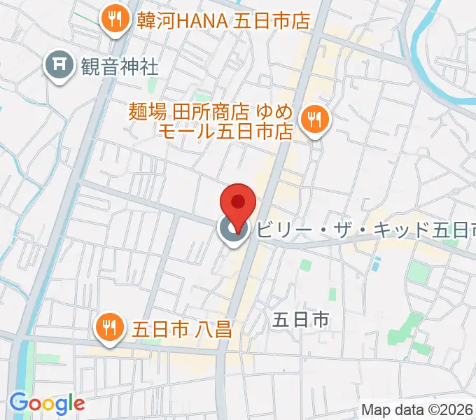 ライフワン ミュージックの地図