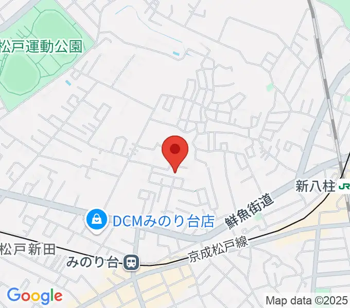 神田みおピアノ教室の地図