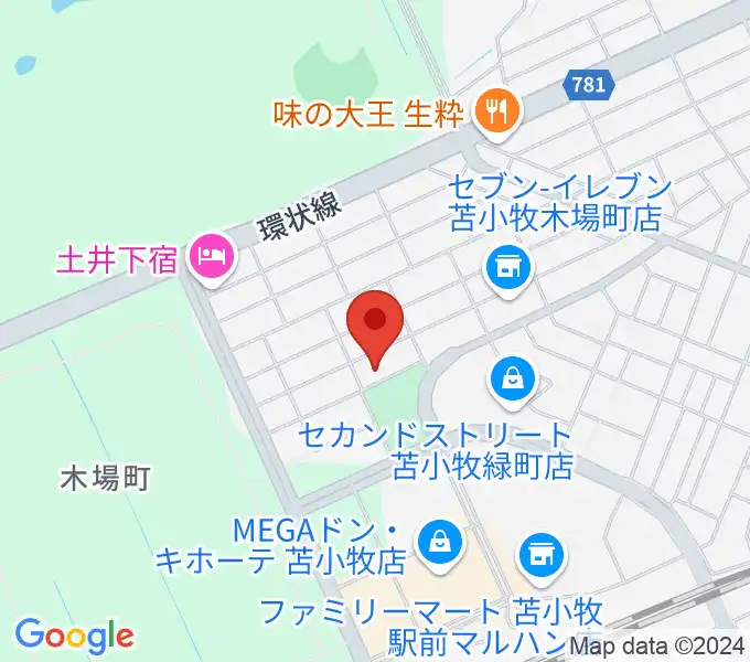 宮崎ヴァイオリン教室の地図