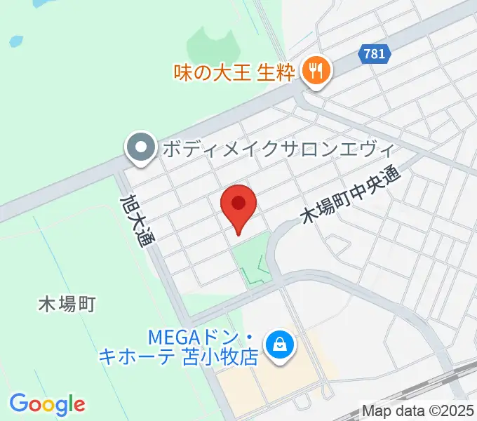 宮崎ヴァイオリン教室の地図