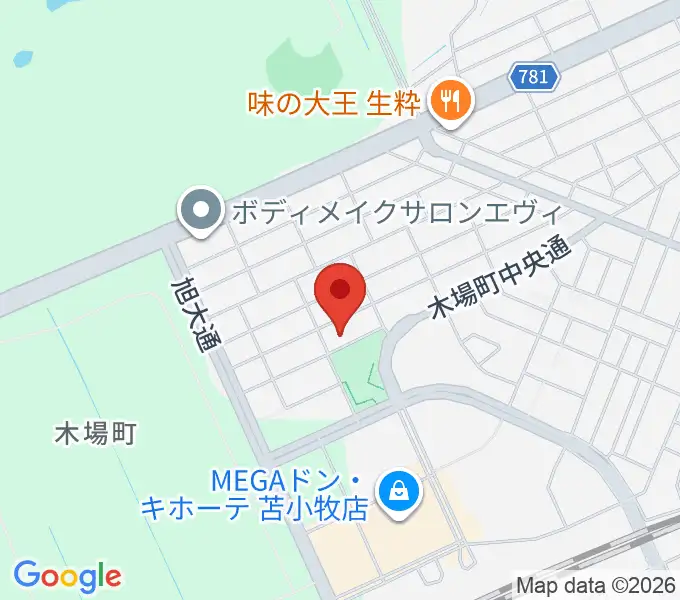 宮崎ヴァイオリン教室の地図
