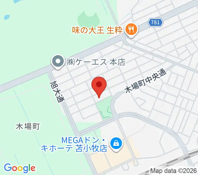 宮崎ヴァイオリン教室の地図