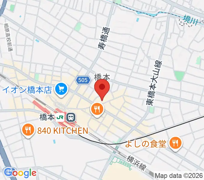アフタービートの地図