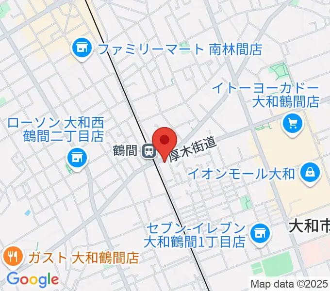 イチキバレエスタジオ＆ピアノ教室の地図