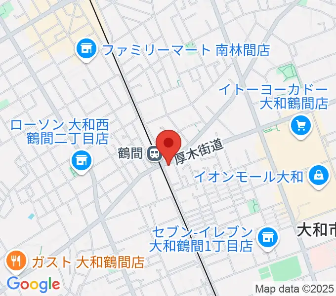 イチキバレエスタジオ＆ピアノ教室の地図