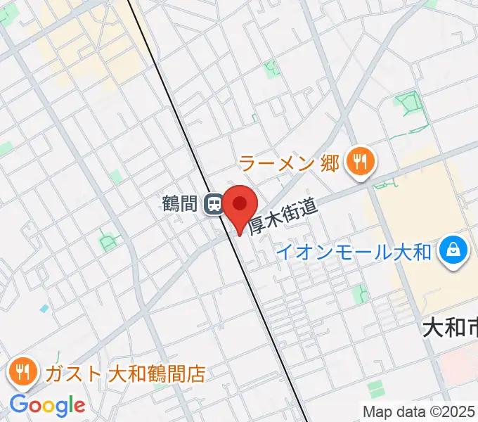 イチキバレエスタジオ＆ピアノ教室の地図
