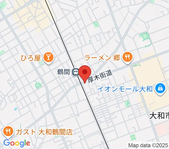 イチキバレエスタジオ＆ピアノ教室の地図