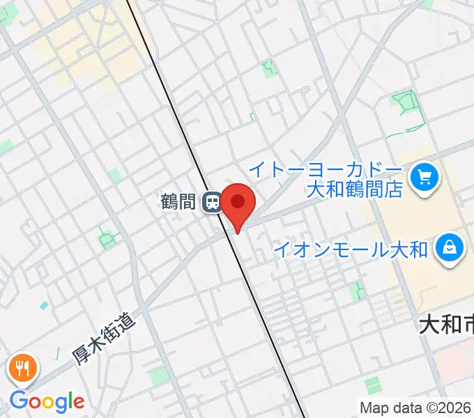イチキバレエスタジオ&ピアノ教室の地図