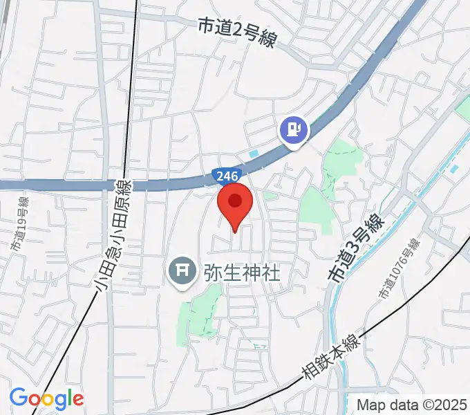 松浦佳也エレキギター教室の地図