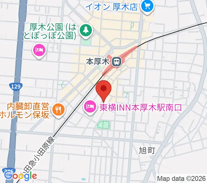 タイサクミュージシャンズスクールの地図