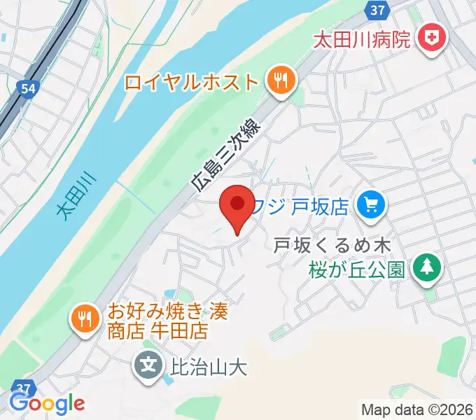 aiこどもみらい音楽教室の地図