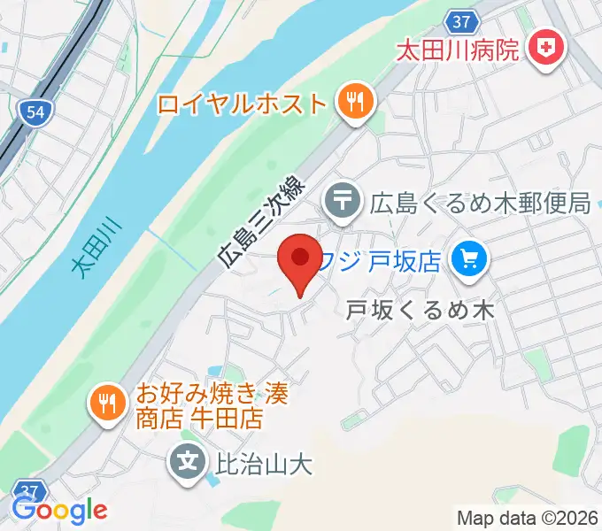 aiこどもみらい音楽教室の地図