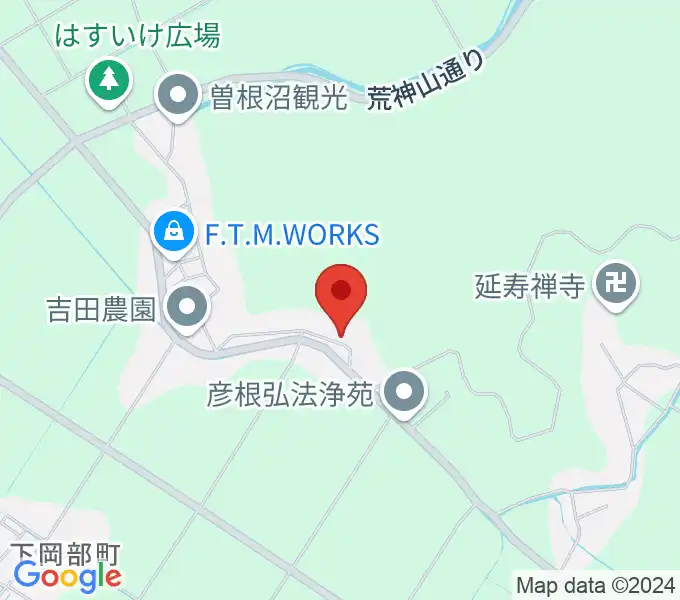 栗田楽器の地図