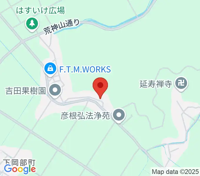 栗田楽器の地図