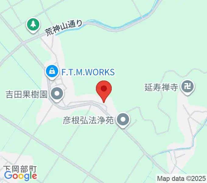 栗田楽器の地図