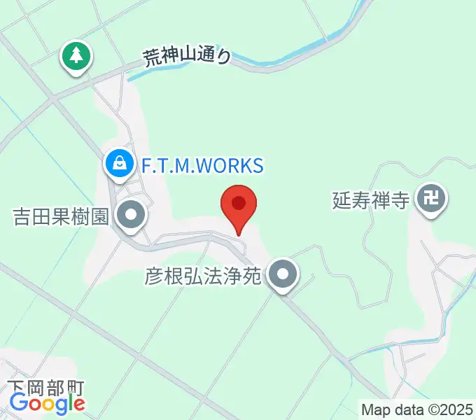栗田楽器の地図